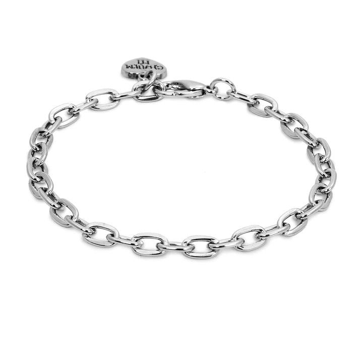 CHARM IT SILVER CHAIN BRACELET