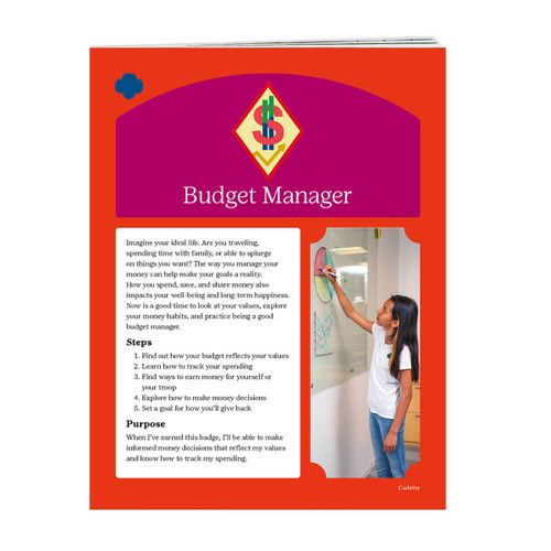 CADETTE BUDGET MANAGER BADGE REQUIREMENTS pamphlet