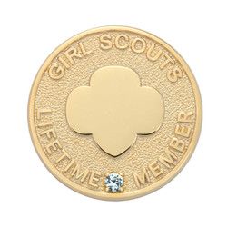 Girl Scout Lifetime Membership Pin