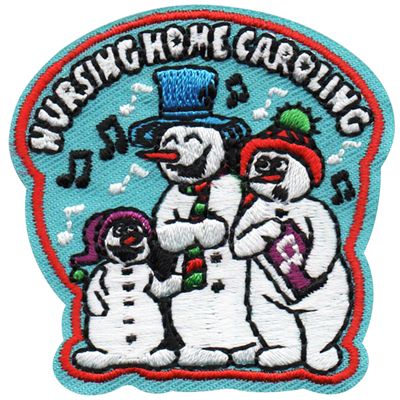 Nursing Home Caroling - (Snow Family) Fun Patch
