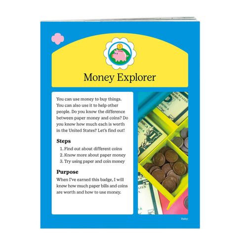 DAISY MONEY EXPLORER BADGE REQUIREMENTS pamphlet