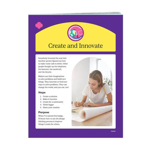 JUNIOR CREATE AND INNOVATE BADGE REQ