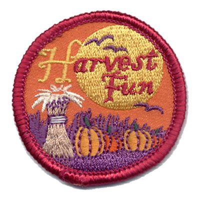 Harvest Fun - (Red/Purple) Fun Patch