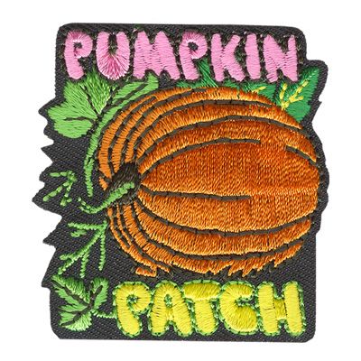Pumpkin Patch - (Pink Letters) Fun Patch