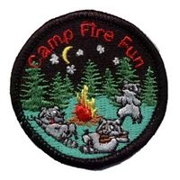 Camp Fire Fun - (Raccoons) Fun Patch