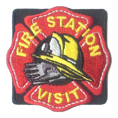 Fire Station Visit - (Red Badge) Fun Patch