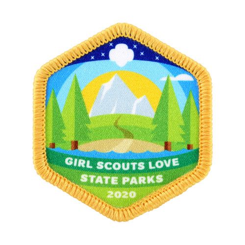 Girl Scouts Love State Parks 2020 Sew-On Patch