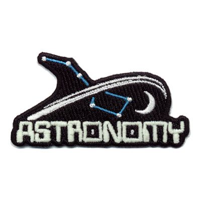 ASTRONOMY FUN PATCH glow in dark