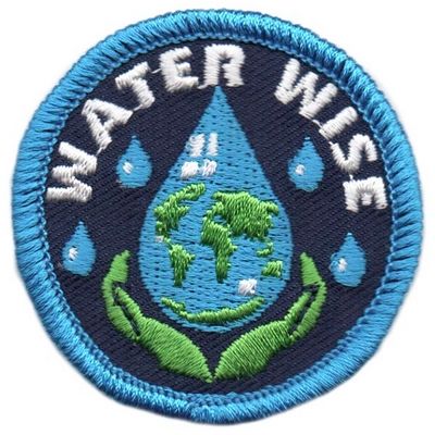 Water Wise Earth Fun Patch
