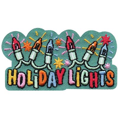 Holiday Lights - (6 Stringed Lights) Fun Patch