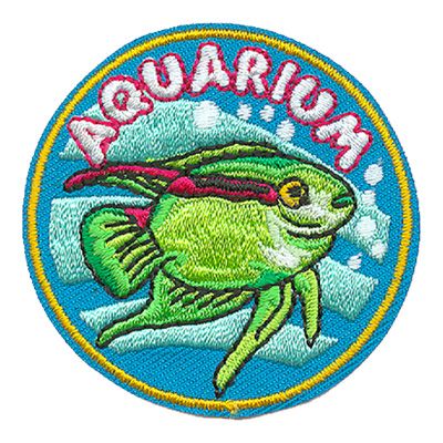 Aquarium - (Green Fish) Fun Patch