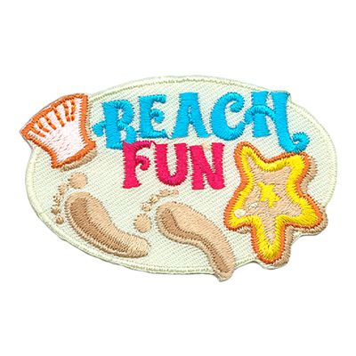 Beach Fun - (Foot Prints) Fun Patch