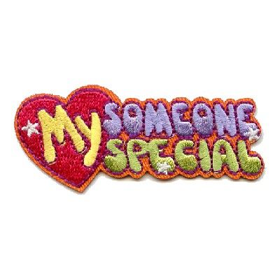 MY SPECIAL SOMEONE FUN PATCH RED HEART