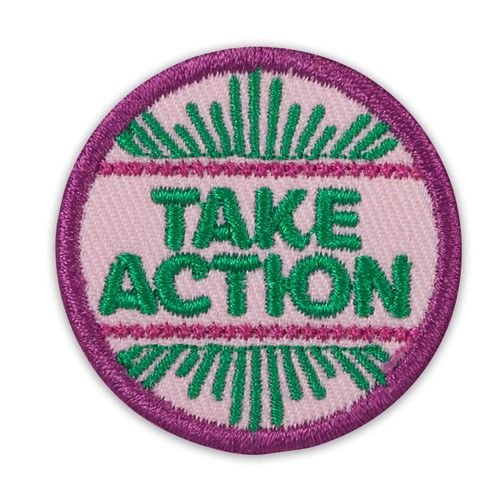 Junior Take Action Award Badge