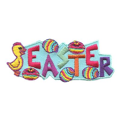 EASTER FUN PATCH - CHICK &amp; EGGS-NO Reorder