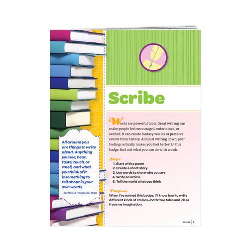 JUNIOR SCRIBE BADGE REQUIREMENTS pamphlet