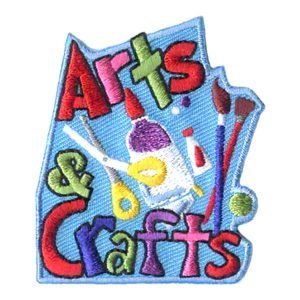 ARTS &amp; CRAFTS FUN PATCH blue