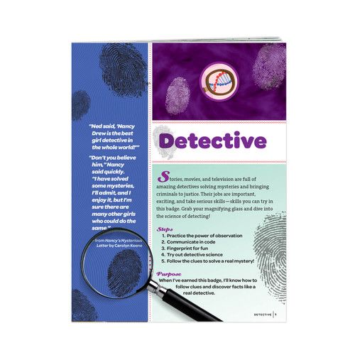 JUNIOR DETECTIVE BADGE REQUIREMENTS pamphlet