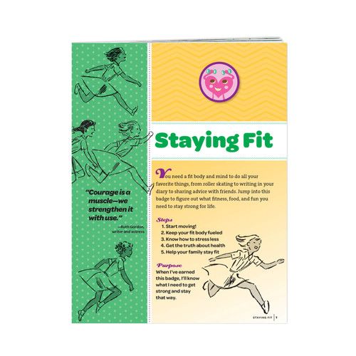 JUNIOR STAYING FIT BADGE REQUIREMENTS pamphlet
