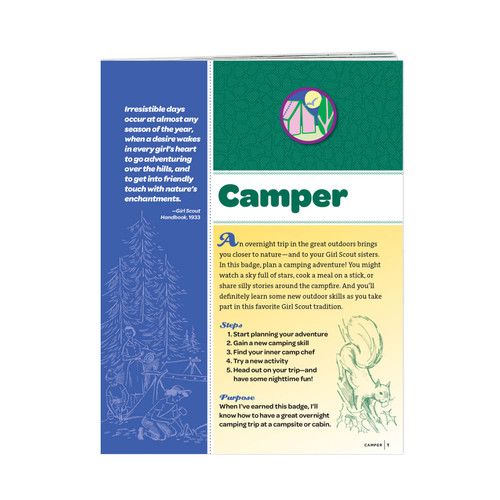 JUNIOR CAMPER BADGE REQUIREMENTS pamphlet