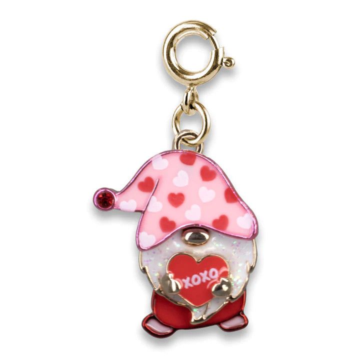 Charm It Gold Swivel Love Gnome
