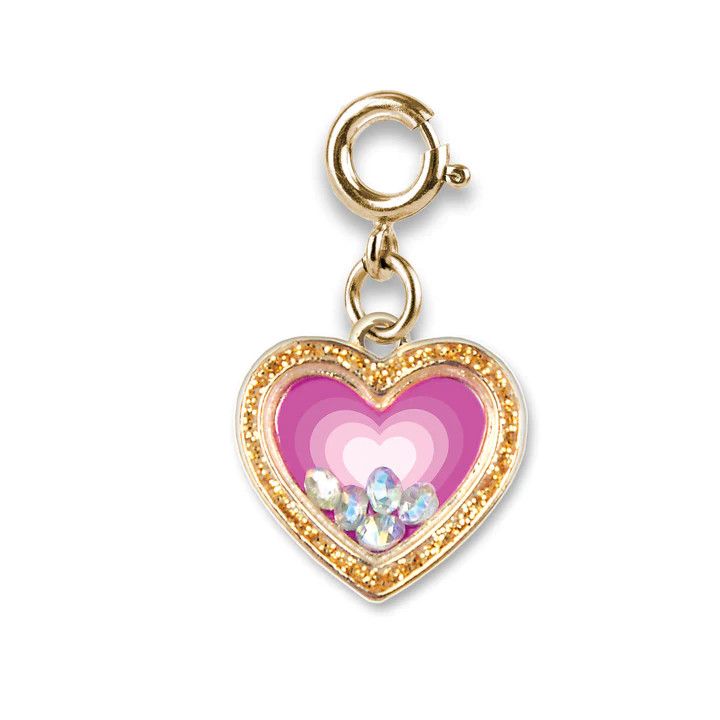 Charm It Gold Heart Shaker