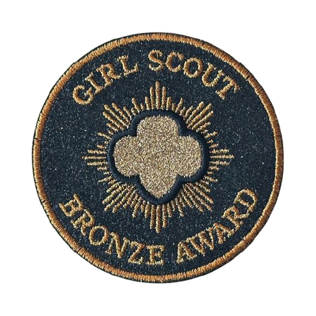 BRONZE AWARD GLITTER SUPER FUN PATCH
