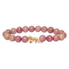 Snow Leopard Wildflower Pink- Fahlo Bracelet