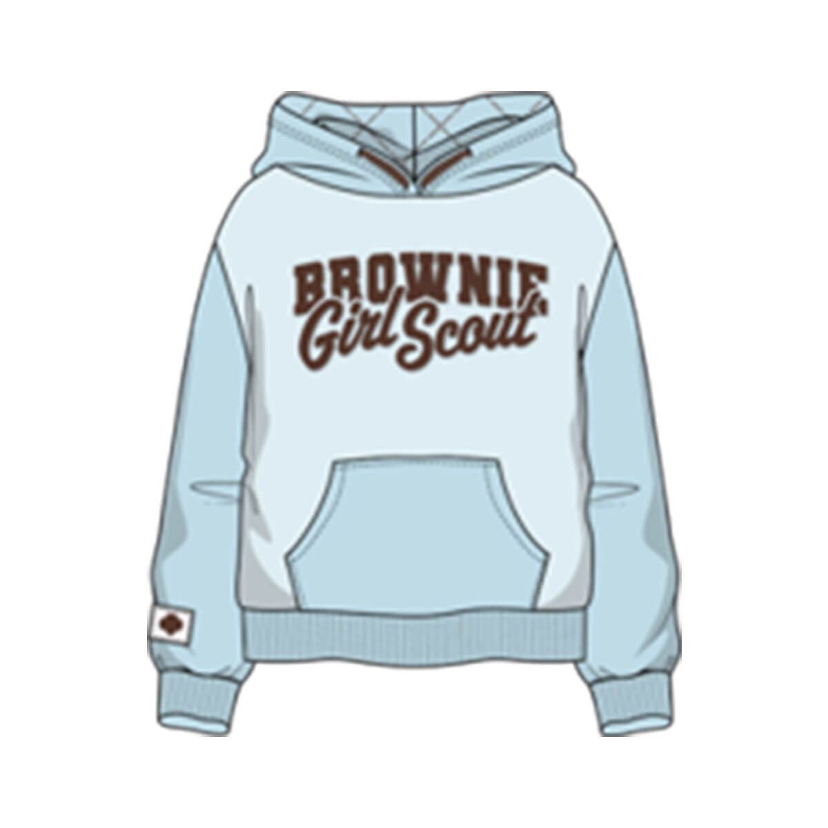 Brownie Hoodie Sweatshirt, Size: XS