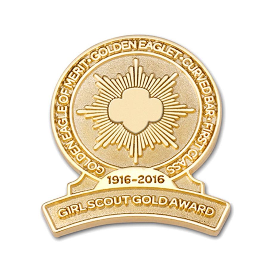 Gold Award Anniversary Pin