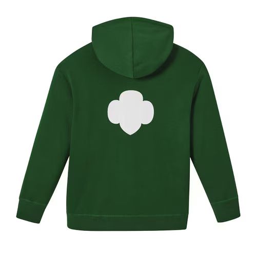 Green Zip-Up Hoodie – Adult
