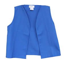 Daisy Vest P/C Twill Blue XXS/XS