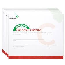 BRIDGE TO CADETTE CERTIFICATE - SINGLE