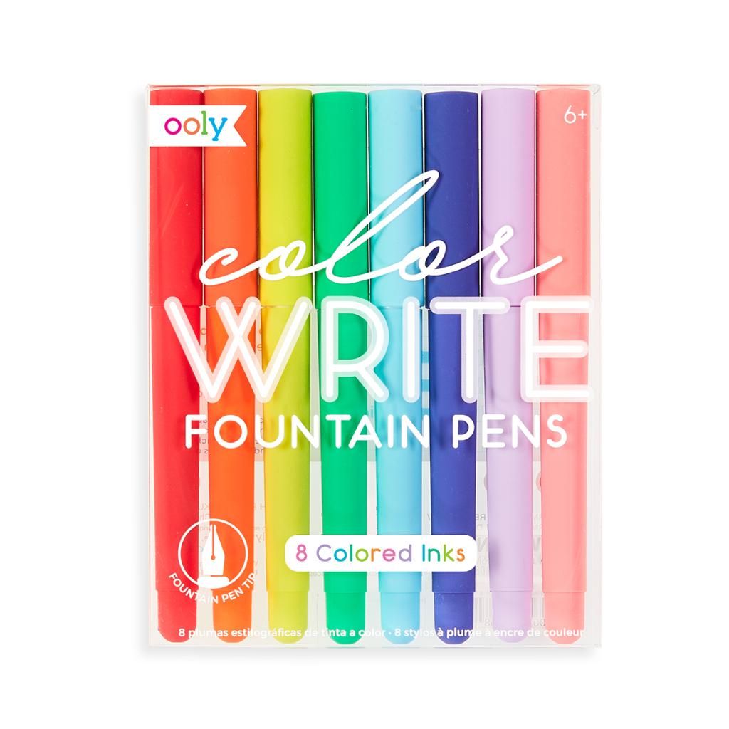Color Write: Fountain Pens - Set of 8