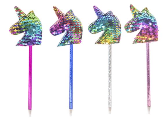 Sequin Unicorn Pen