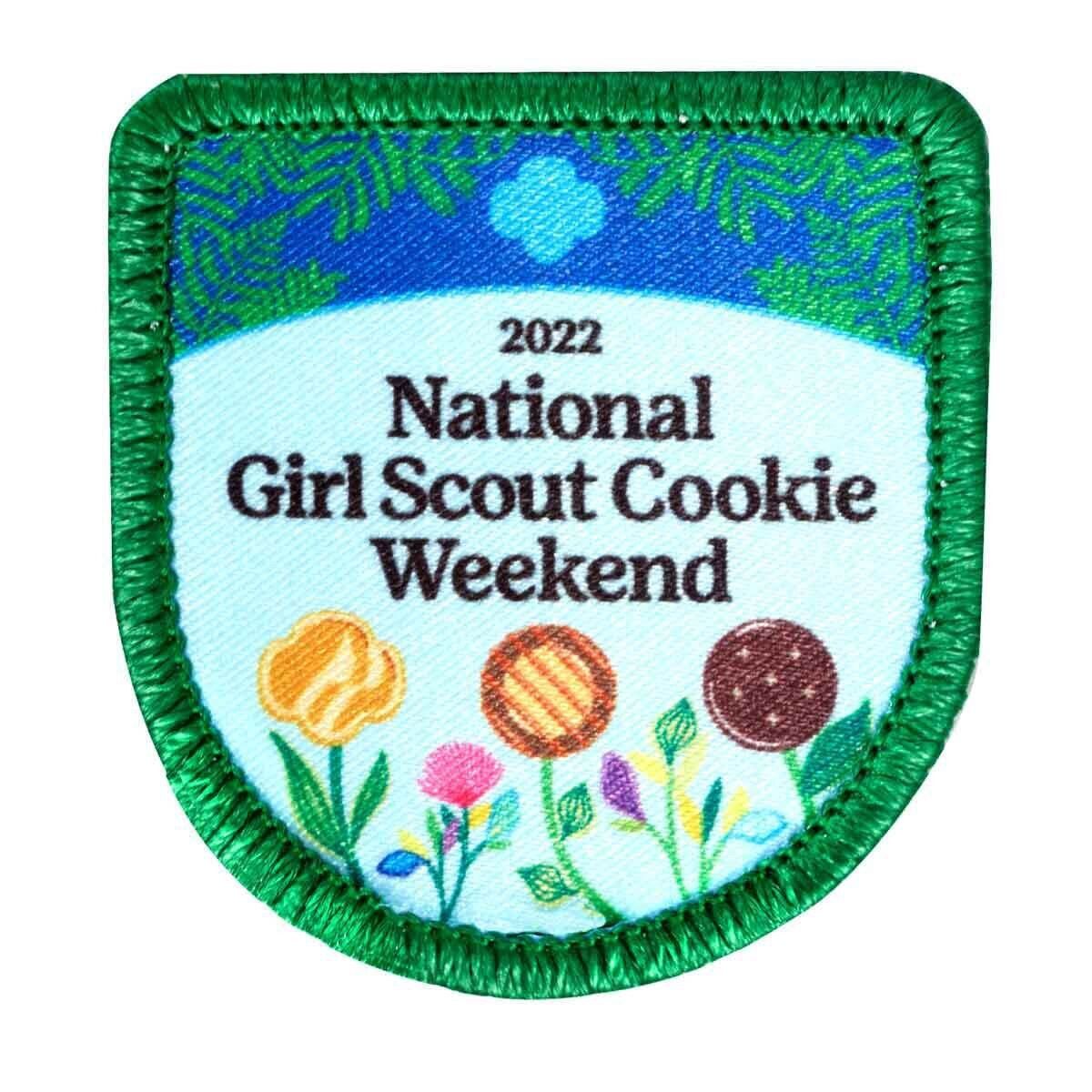 2022 National Girl Scout Cookie Weekend Sew-On Patch