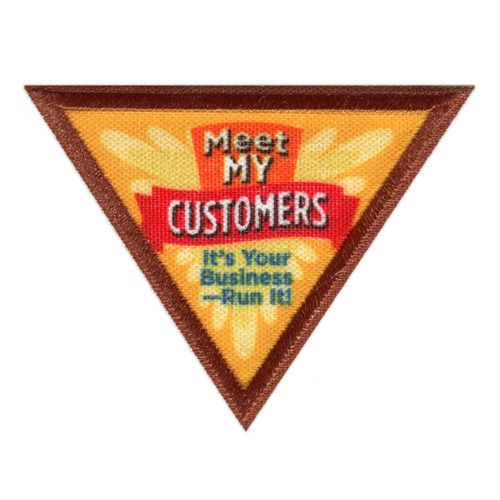 Brownie Meet My Customers Badge - Retired