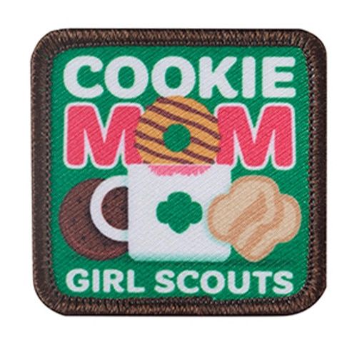 Cookie Mom Mug Girl Scouts Sew-on Patch