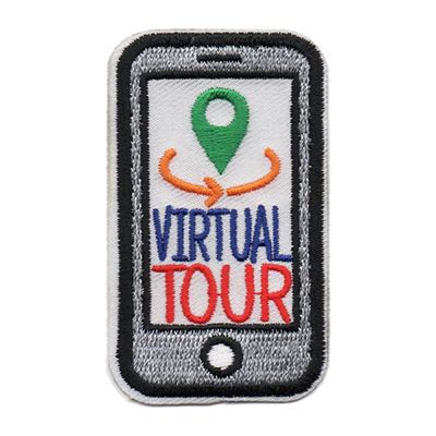 VIRTUAL TOUR FUN PATCH GREY PHONE - DNO