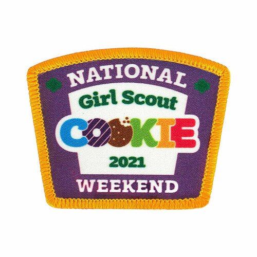 2021 National Girl Scout Cookie Weekend Fun Patch