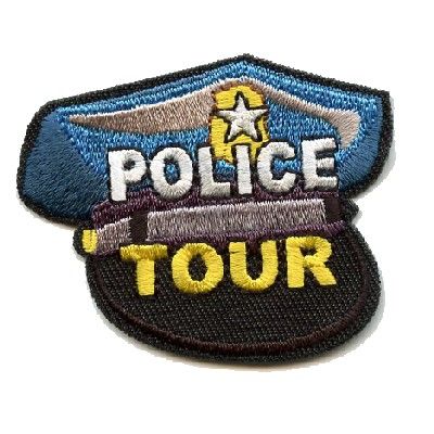 POLICE TOUR FUN PATCH hat