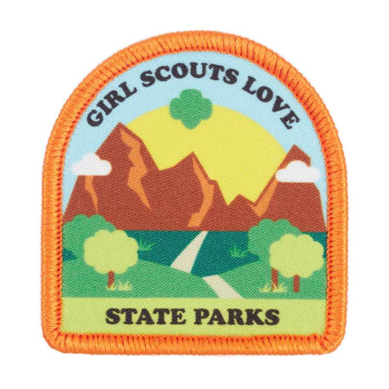 Girl Scouts Love State Parks 2023 Sew-On Patch