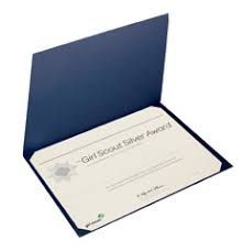 SILVER AWARD CERTIFICATE - OLD SINGLE