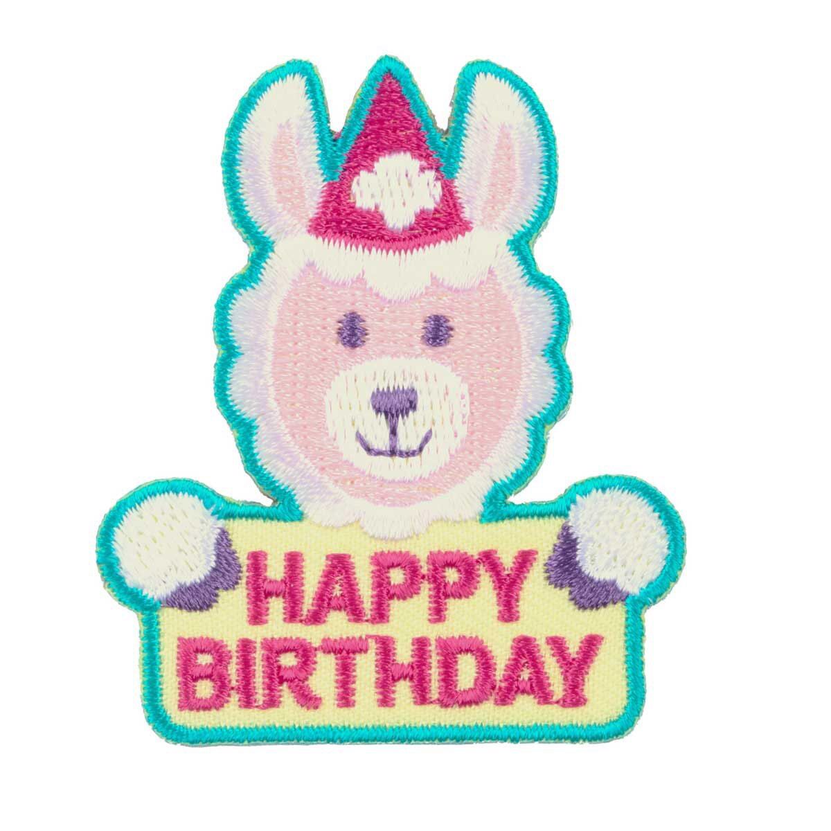 Happy Birthday Llama - Patch
