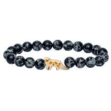 Snow Leopard Papillae Stone- Fahlo Bracelet