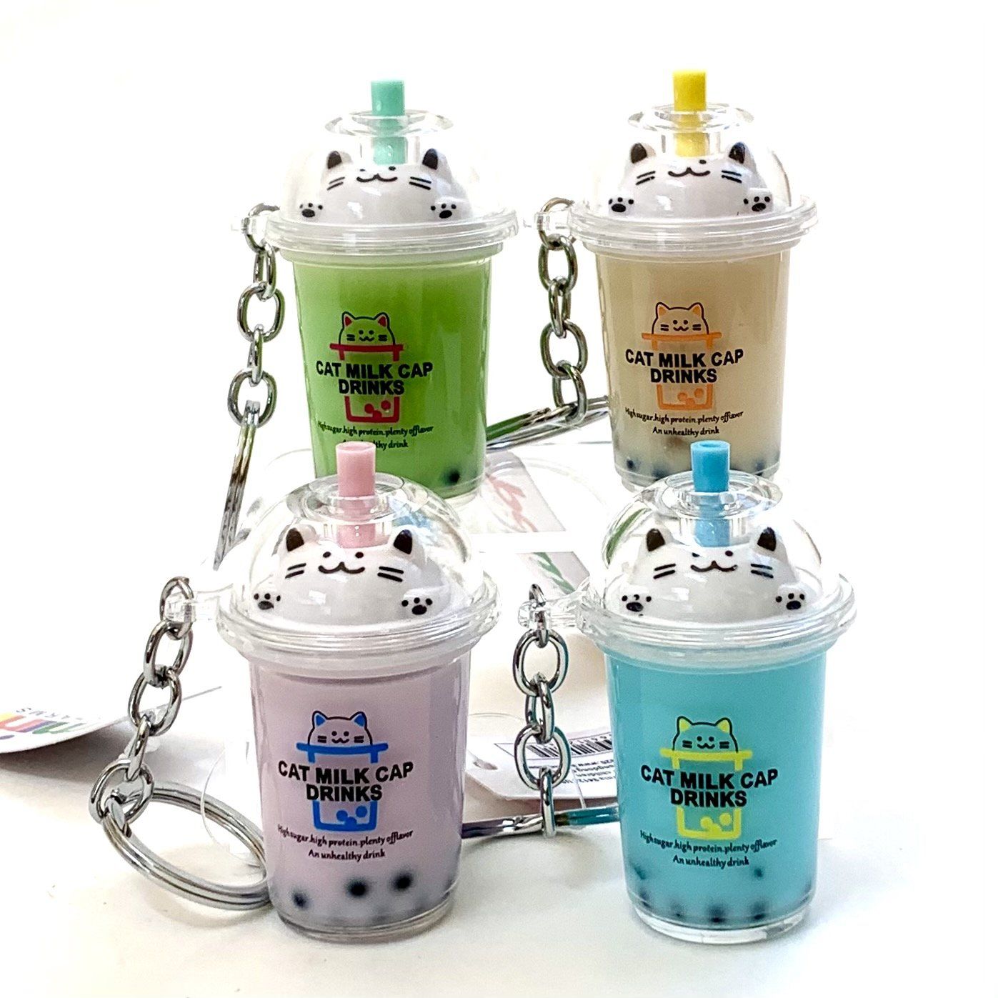 BOBA CAT MILK CHARM