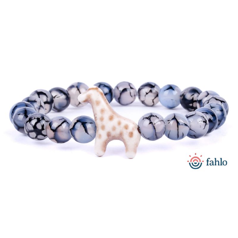 Giraffe Key Stone- Fahlo Bracelet