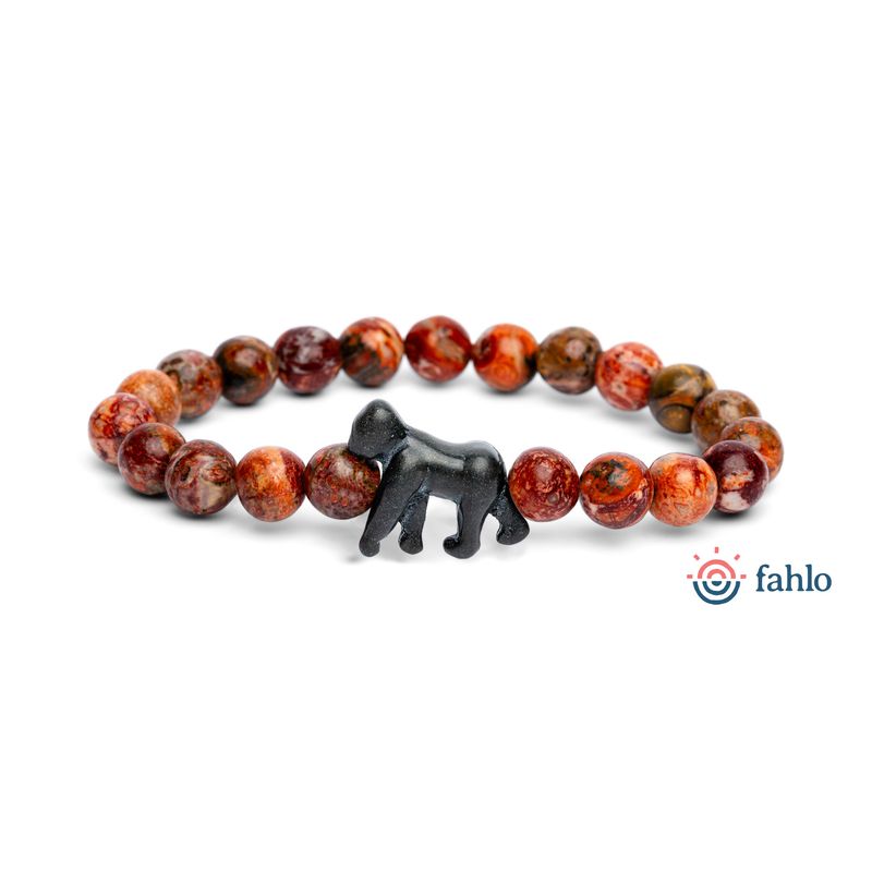 Gorilla Mountain Stone- Fahlo Bracelet