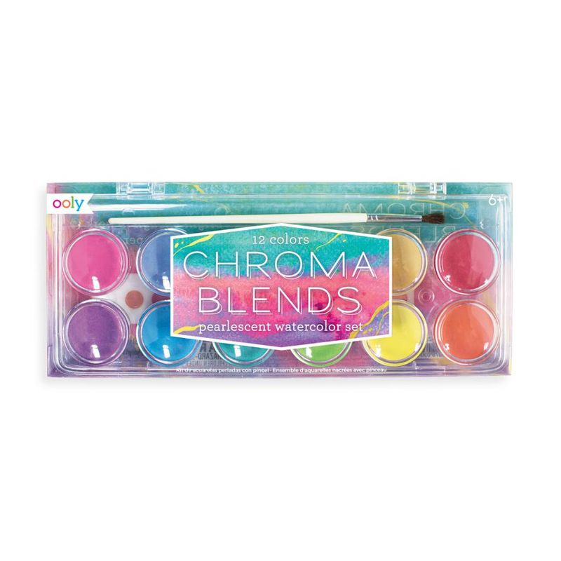 Chroma Blends: Pearlescent Watercolor Set 13 pc