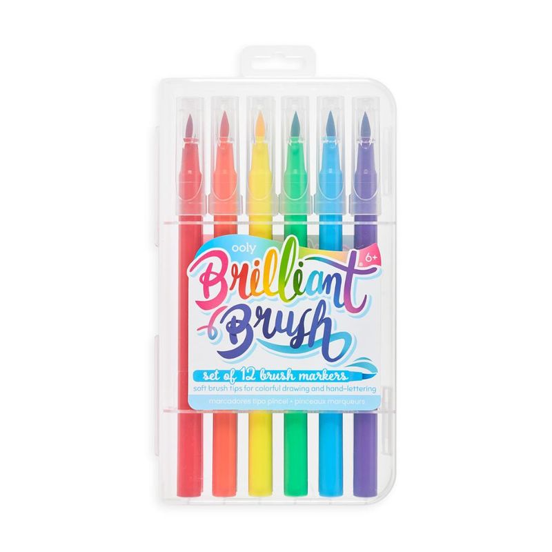 Brilliant Brush: Brush Markers - Set of 12